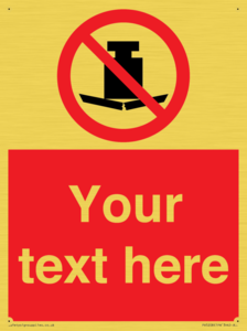 PV5208: Custom No Heavy Loads Sign