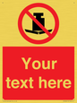 PV5208: Custom No Heavy Loads Sign