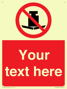PV5208: Custom No Heavy Loads Sign