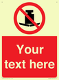 PV5208: Custom No Heavy Loads Sign
