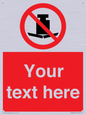 PV5208: Custom No Heavy Loads Sign