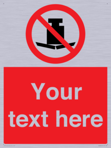 PV5208: Custom No Heavy Loads Sign