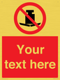 PV5208: Custom No Heavy Loads Sign