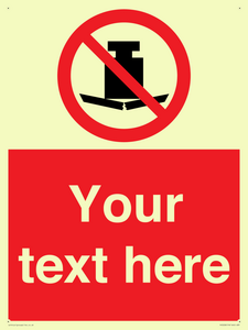 PV5208: Custom No Heavy Loads Sign