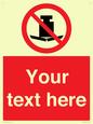 PV5208: Custom No Heavy Loads Sign