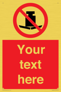 PV5208: Custom No Heavy Loads Sign