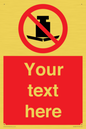 PV5208: Custom No Heavy Loads Sign