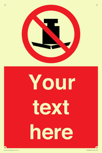 PV5208: Custom No Heavy Loads Sign