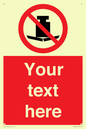 PV5208: Custom No Heavy Loads Sign