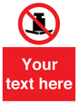 PV5208: Custom No Heavy Loads Sign