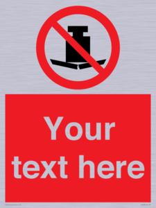 PV5208: Custom No Heavy Loads Sign