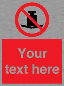 PV5208: Custom No Heavy Loads Sign