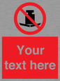 PV5208: Custom No Heavy Loads Sign