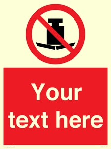 PV5208: Custom No Heavy Loads Sign