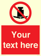PV5208: Custom No Heavy Loads Sign