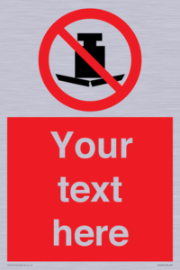 PV5208: Custom No Heavy Loads Sign