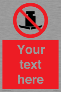 PV5208: Custom No Heavy Loads Sign