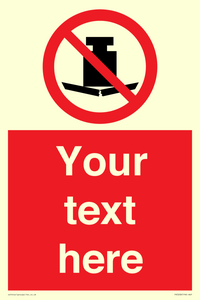 PV5208: Custom No Heavy Loads Sign