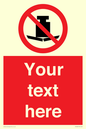 PV5208: Custom No Heavy Loads Sign