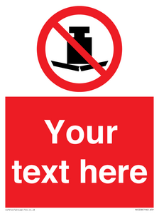 PV5208: Custom No Heavy Loads Sign