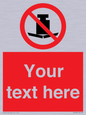 PV5208: Custom No Heavy Loads Sign