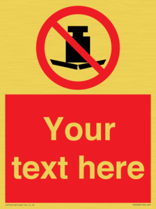 PV5208: Custom No Heavy Loads Sign