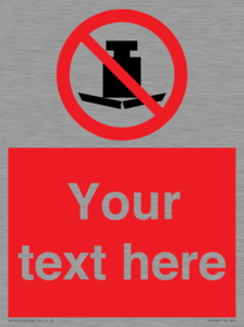 PV5208: Custom No Heavy Loads Sign