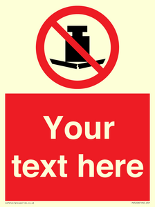 PV5208: Custom No Heavy Loads Sign