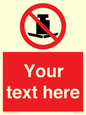 PV5208: Custom No Heavy Loads Sign