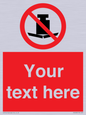 PV5208: Custom No Heavy Loads Sign
