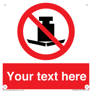 PV5208: Custom No Heavy Loads Sign