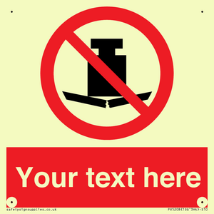 PV5208: Custom No Heavy Loads Sign