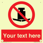 PV5208: Custom No Heavy Loads Sign