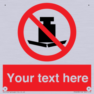 PV5208: Custom No Heavy Loads Sign