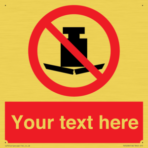 PV5208: Custom No Heavy Loads Sign