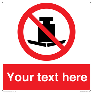 PV5208: Custom No Heavy Loads Sign