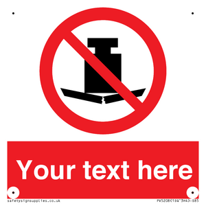 PV5208: Custom No Heavy Loads Sign