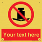 PV5208: Custom No Heavy Loads Sign