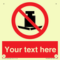 PV5208: Custom No Heavy Loads Sign