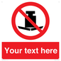 PV5208: Custom No Heavy Loads Sign