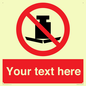 PV5208: Custom No Heavy Loads Sign