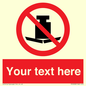 PV5208: Custom No Heavy Loads Sign