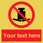 PV5208: Custom No Heavy Loads Sign