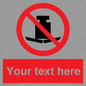 PV5208: Custom No Heavy Loads Sign