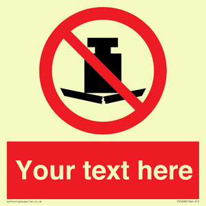 PV5208: Custom No Heavy Loads Sign
