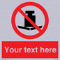 PV5208: Custom No Heavy Loads Sign