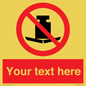 PV5208: Custom No Heavy Loads Sign