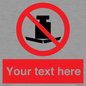 PV5208: Custom No Heavy Loads Sign