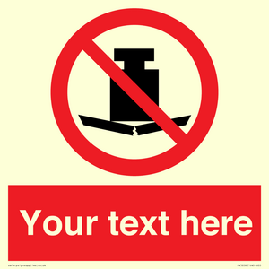 PV5208: Custom No Heavy Loads Sign