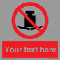 PV5208: Custom No Heavy Loads Sign